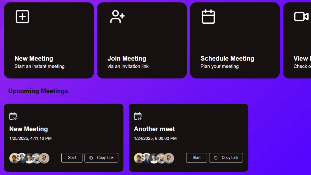 Realtime Live Video Conferencing App